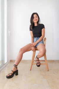 Retrato de Hitomi, en estilo de Moda y Belleza. Preciosa y prometedora modelo japonesa, basada en Málaga. @baptiste_peiro peirophoto.com