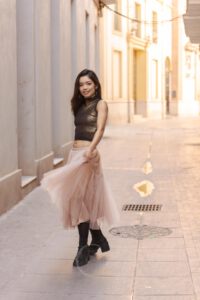 Golden Winter in Málaga with Hitomi by Peirophoto.com and @sandracabreramakeup