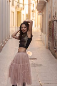 Golden Winter in Málaga with Hitomi by Peirophoto.com and @sandracabreramakeup