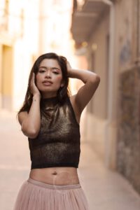 Golden Winter in Málaga with Hitomi by Peirophoto.com and @sandracabreramakeup